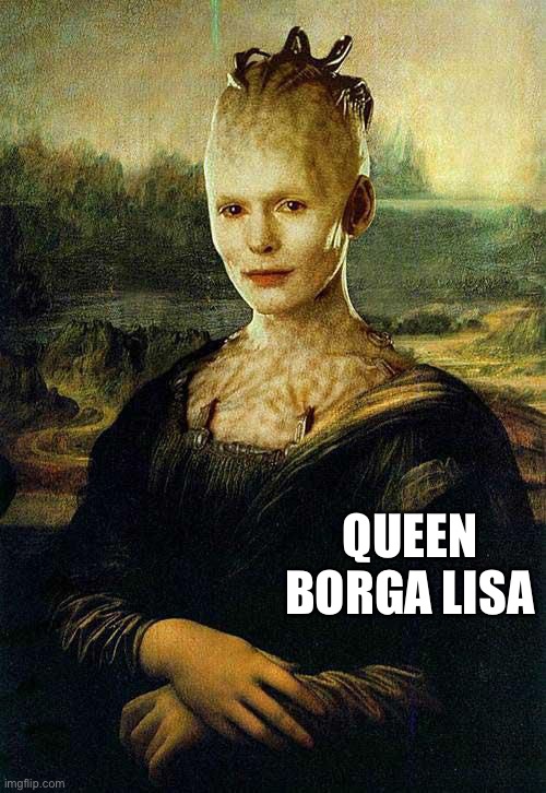Thats QB for you | QUEEN BORGA LISA | image tagged in the borga lisa | made w/ Imgflip meme maker
