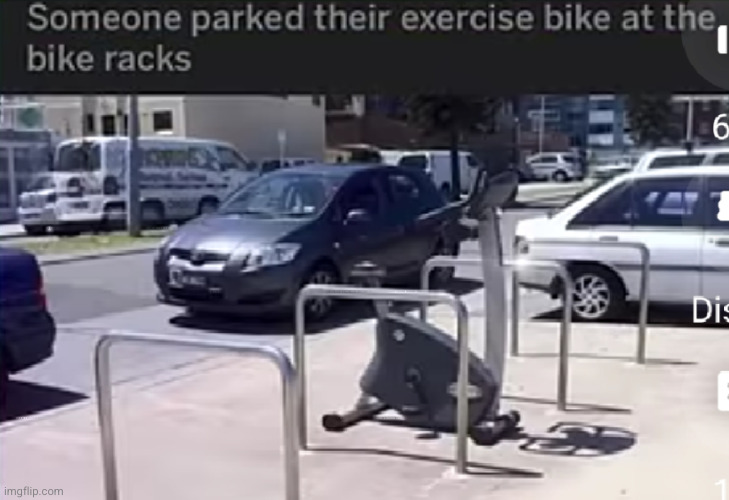 I mean...they followed the rules....sorta... | image tagged in bike,excercise,funny,you had one job,what the heck,wierd | made w/ Imgflip meme maker
