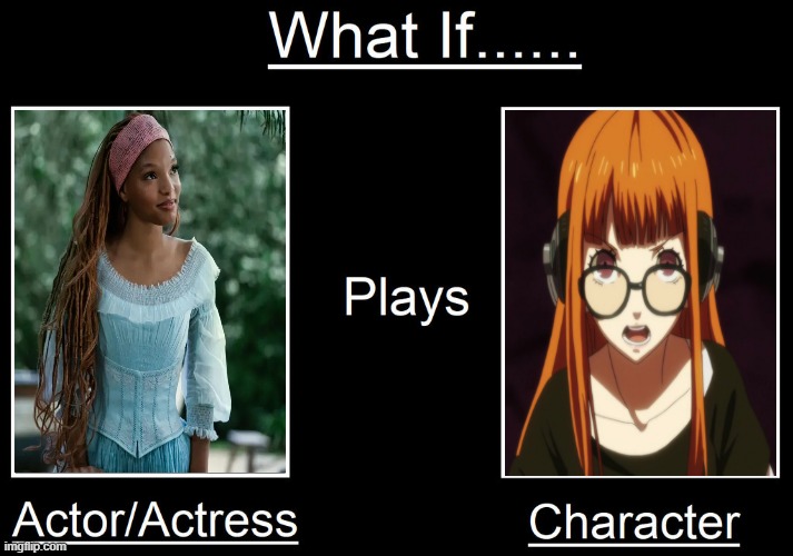 what if halle bailey plays futaba sakura | image tagged in what if actor plays this character,persona 5,sakura,trollbait,video games,what if | made w/ Imgflip meme maker