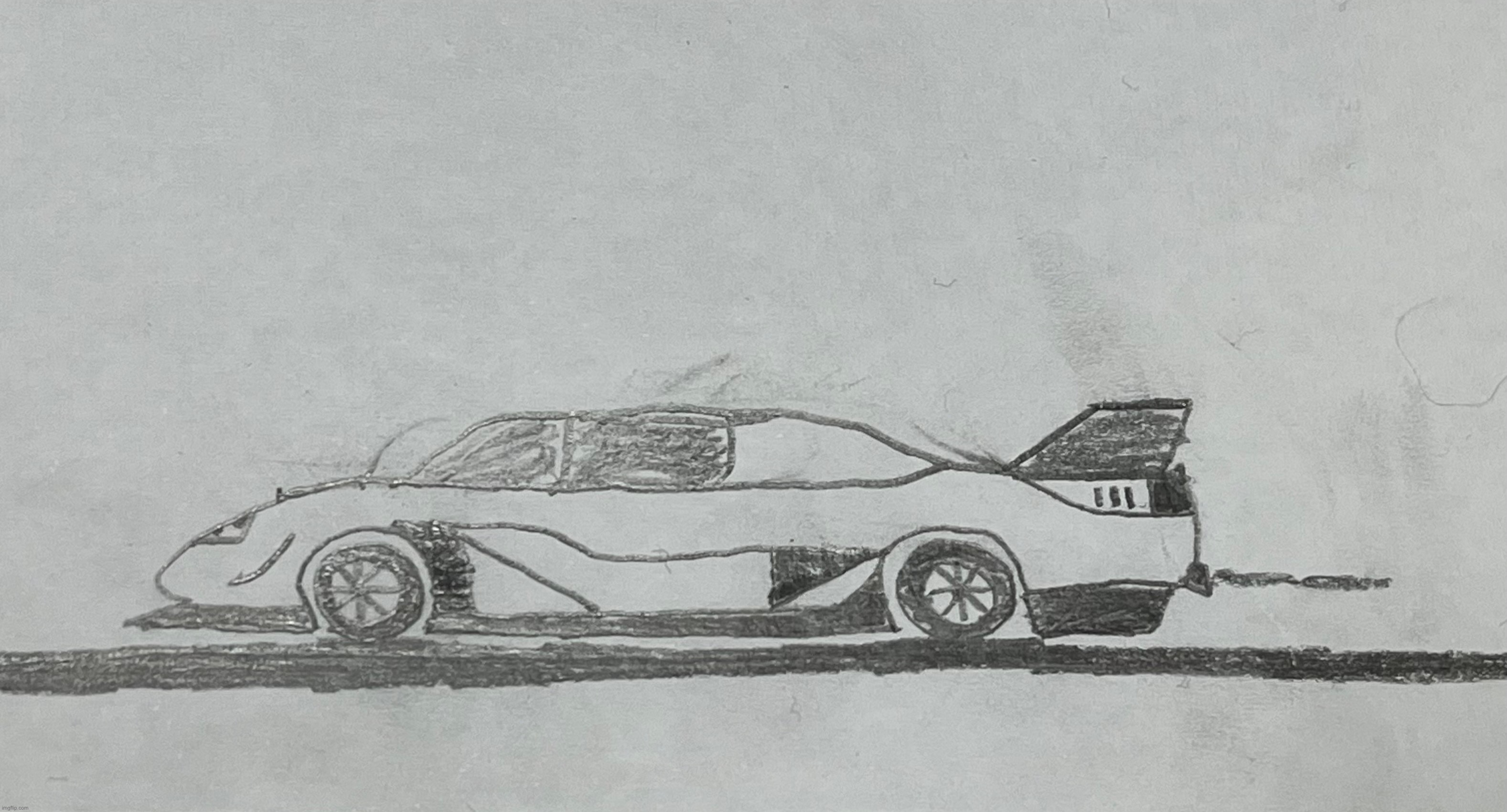 random supercar sketch thing i made in like 5 minutes | image tagged in drawing,drawings,cars | made w/ Imgflip meme maker