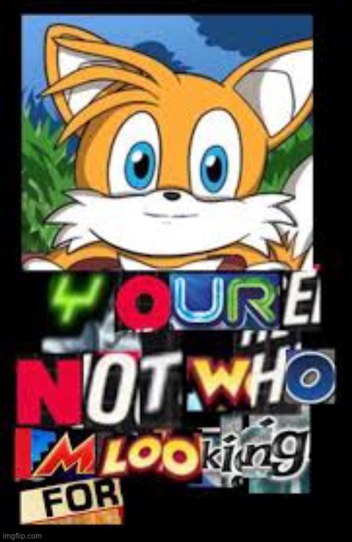 image tagged in tails,expand dong | made w/ Imgflip meme maker