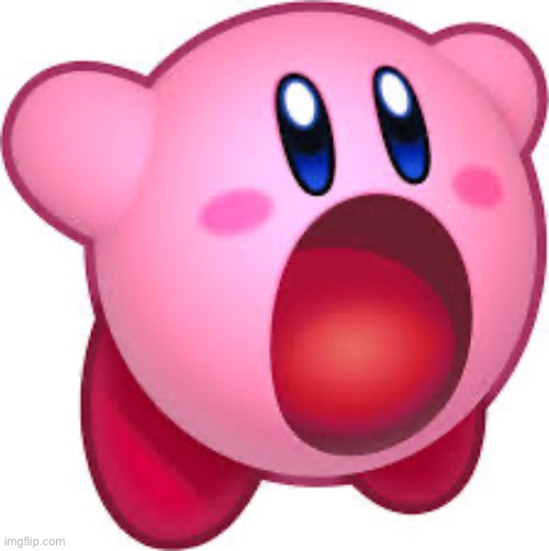 Kirby mouth | image tagged in kirby mouth | made w/ Imgflip meme maker