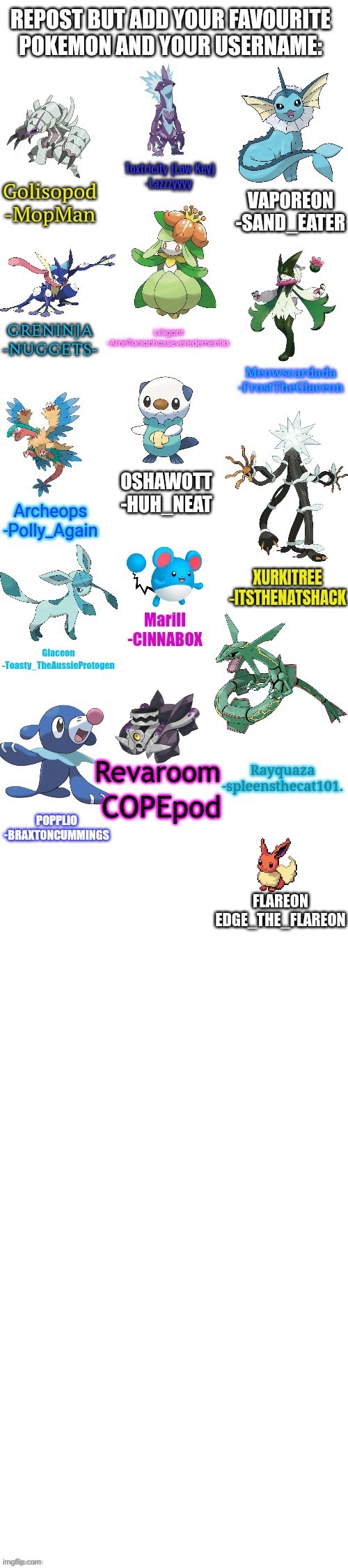 Revaroom; COPEpod | made w/ Imgflip meme maker