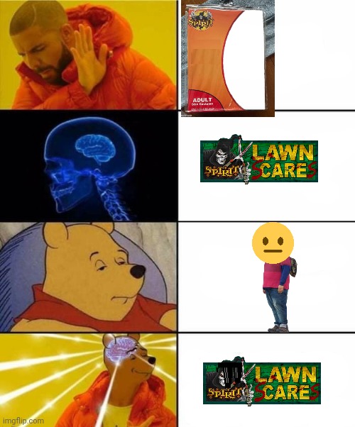 Drake, brain, Pooh crossover | image tagged in drake brain pooh crossover | made w/ Imgflip meme maker