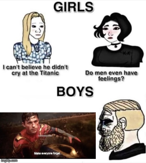 Very sad | image tagged in do men even have feelings | made w/ Imgflip meme maker