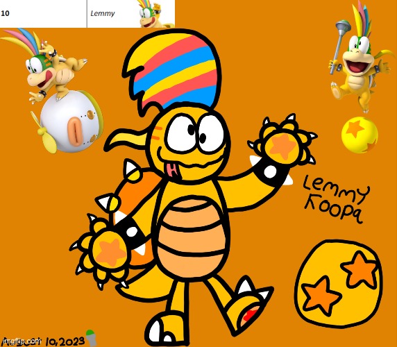 For Lemmy Koopa Day. One ticket to the circus please | made w/ Imgflip meme maker