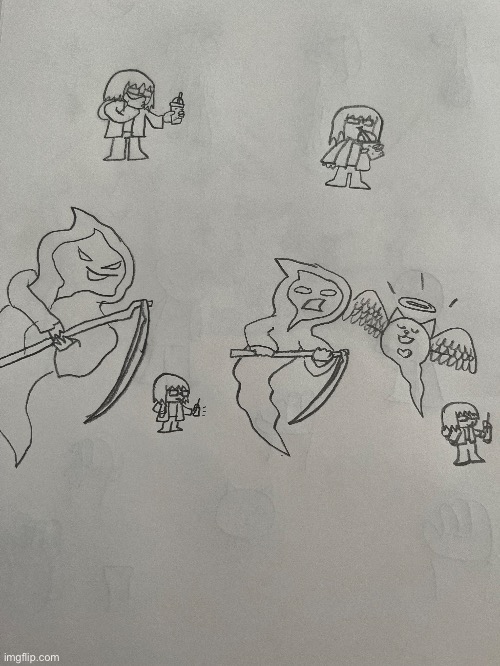 Immune to grimace shake | image tagged in drawing | made w/ Imgflip meme maker