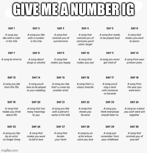 HI IM BACK (for the rest of the week then I leave again) | GIVE ME A NUMBER IG | made w/ Imgflip meme maker