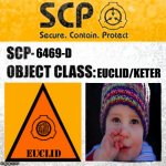 SCP 6469 D Label Blank Meme Template