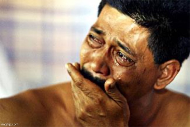  black man crying | image tagged in black man crying | made w/ Imgflip meme maker