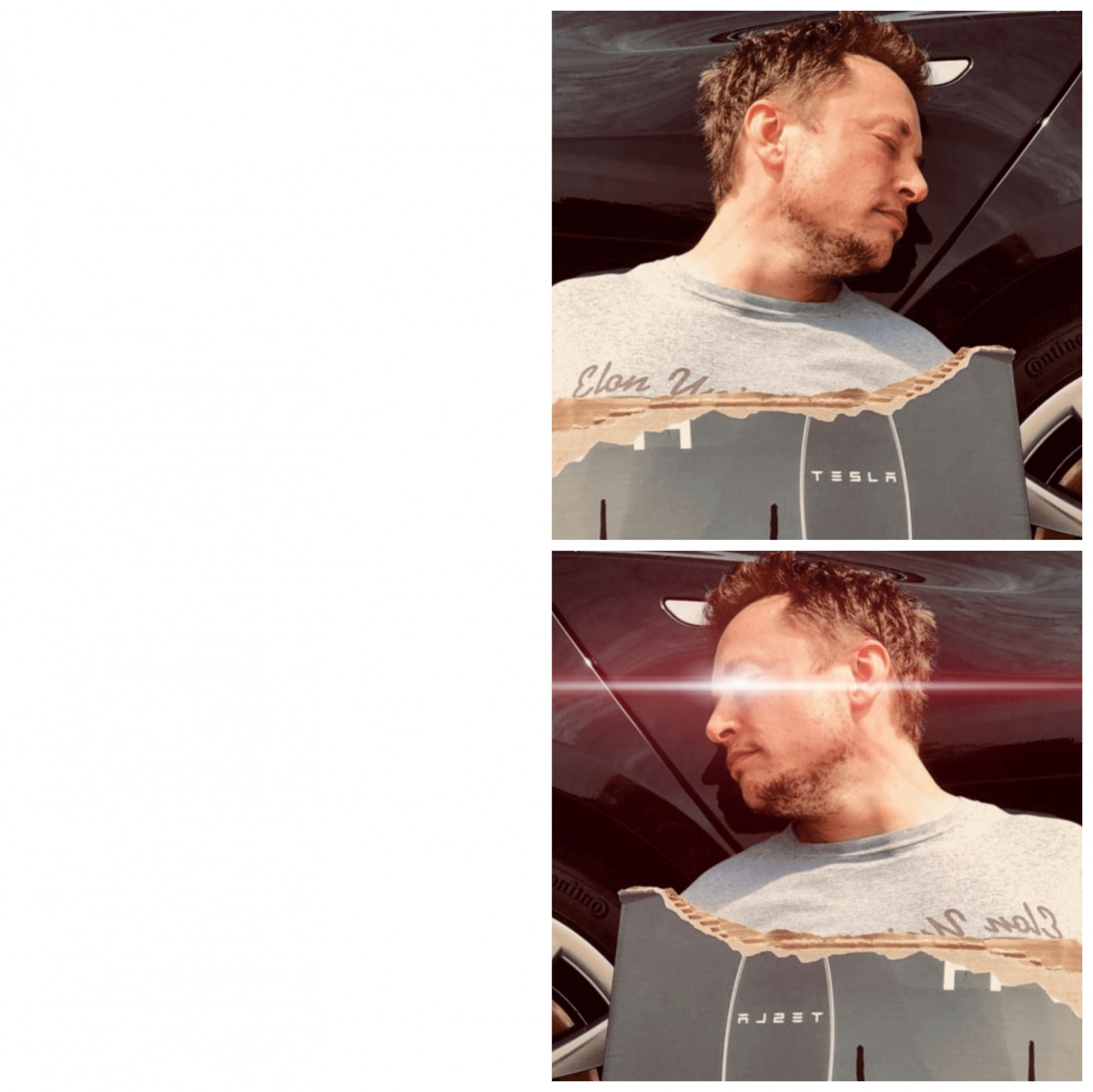 High Quality Elon I sleep Blank Meme Template