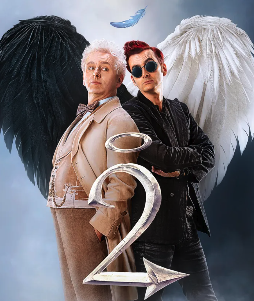 good omens 2 angel and demon Blank Meme Template