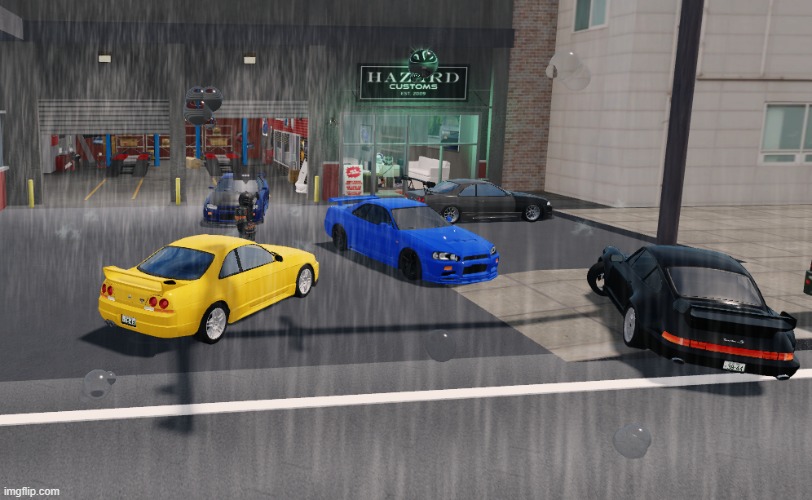 there are 4 skylines and 1 porshce | made w/ Imgflip meme maker