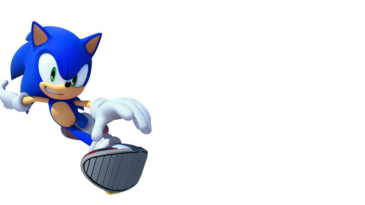 High Quality Sonic says Blank Meme Template