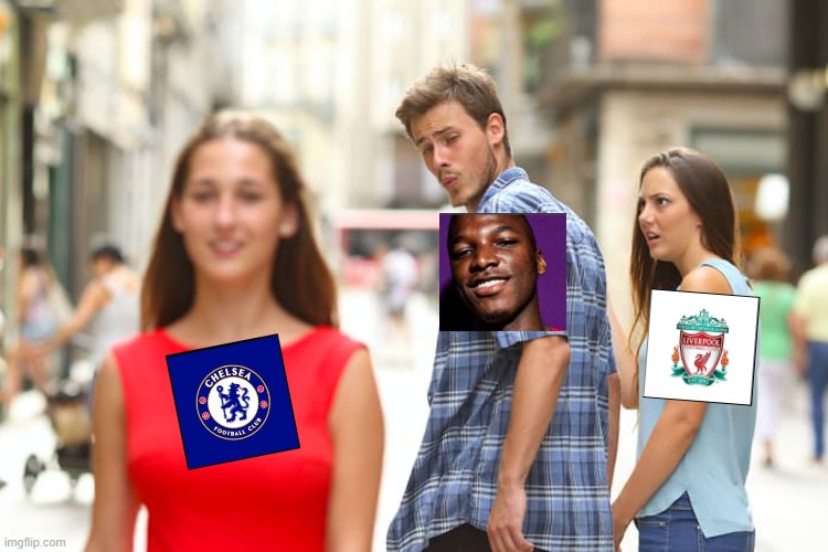 caicedo | image tagged in memes,distracted boyfriend,chelsea,liverpool | made w/ Imgflip meme maker