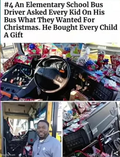 wholesome | image tagged in wholesome,christmas,legendary,bus driver | made w/ Imgflip meme maker