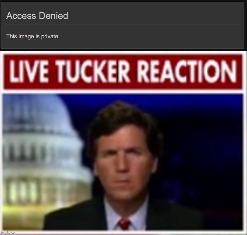image tagged in live tucker reaction | made w/ Imgflip meme maker