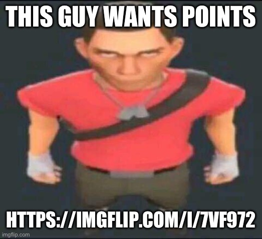 . | THIS GUY WANTS POINTS; HTTPS://IMGFLIP.COM/I/7VF972 | image tagged in bro,memes | made w/ Imgflip meme maker