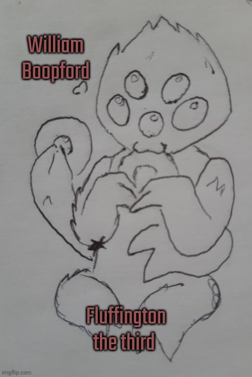 William Boopford Fluffington the third(request for Milk.Before.Cereal )(I like that name btw) | William Boopford; Fluffington the third | image tagged in william boopford fluffington the third | made w/ Imgflip meme maker