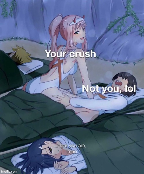Crush | image tagged in crush,repost,boyfriend,sex,love,funny | made w/ Imgflip meme maker
