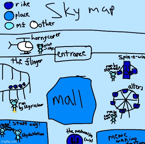 The map of sky’s simp world | image tagged in map of sky s simp world,maps | made w/ Imgflip meme maker