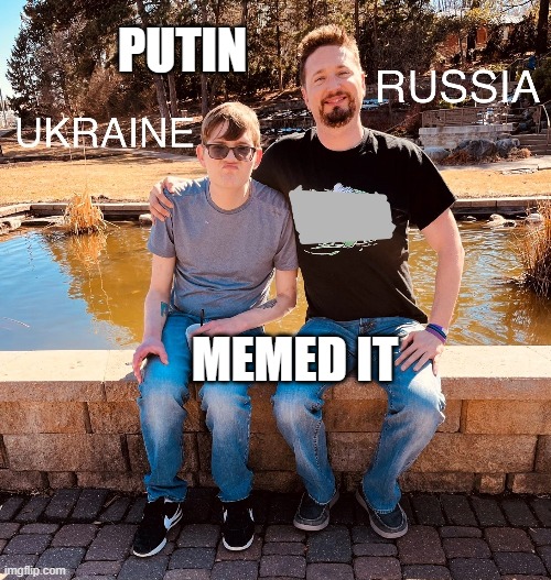 Putin Memed It | PUTIN; MEMED IT | image tagged in funny,memes,russia | made w/ Imgflip meme maker