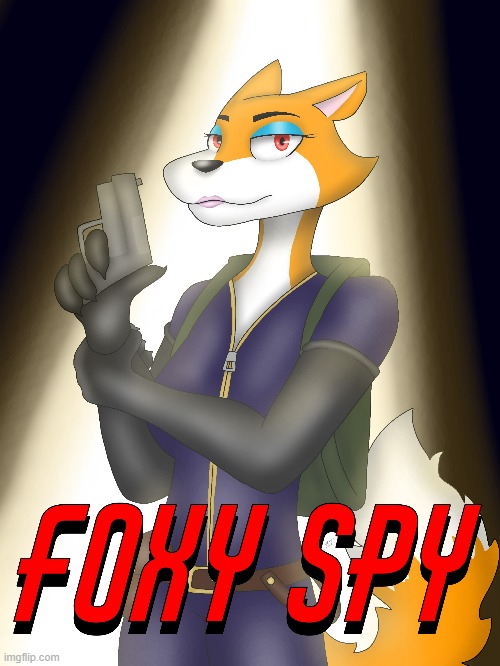 so todays is a birthday gift my friend made for me back on august 4th(my birthday) how did she do? | image tagged in furry,spy,movie,cartoon,anti furry,artwork | made w/ Imgflip meme maker