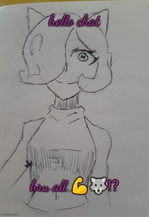 Cupcake | hello chat; hru all 💪🐺⁉️ | image tagged in cupcake | made w/ Imgflip meme maker