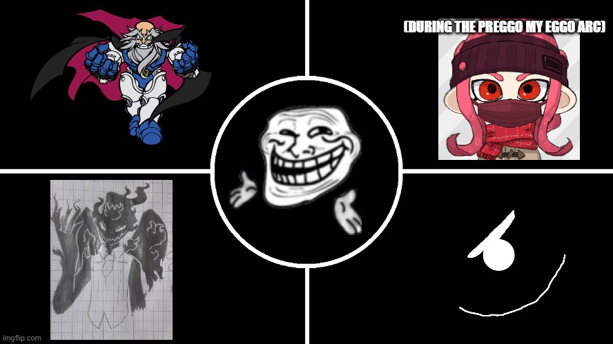 EOI All Bosses No Damage.mp3 | (DURING THE PREGGO MY EGGO ARC) | image tagged in all bosses no damage | made w/ Imgflip meme maker