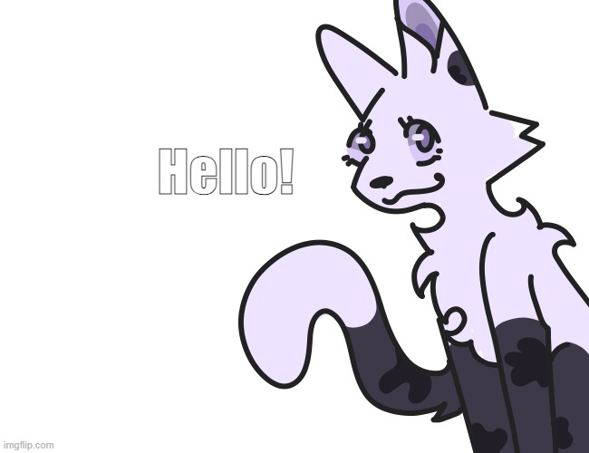 Hey!! I'm a new user of this stream, dew!! ^^ | Hello! | image tagged in cats,warrior cats,art | made w/ Imgflip meme maker