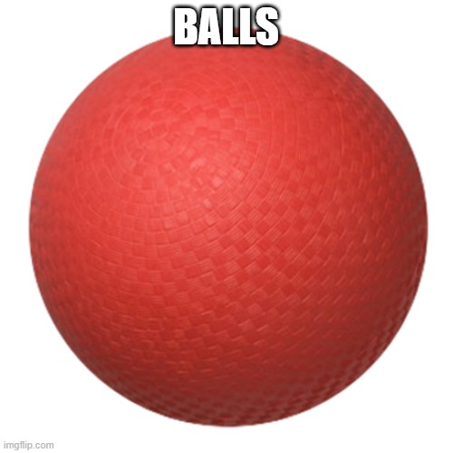 Dodge ball | BALLS | image tagged in dodge ball | made w/ Imgflip meme maker