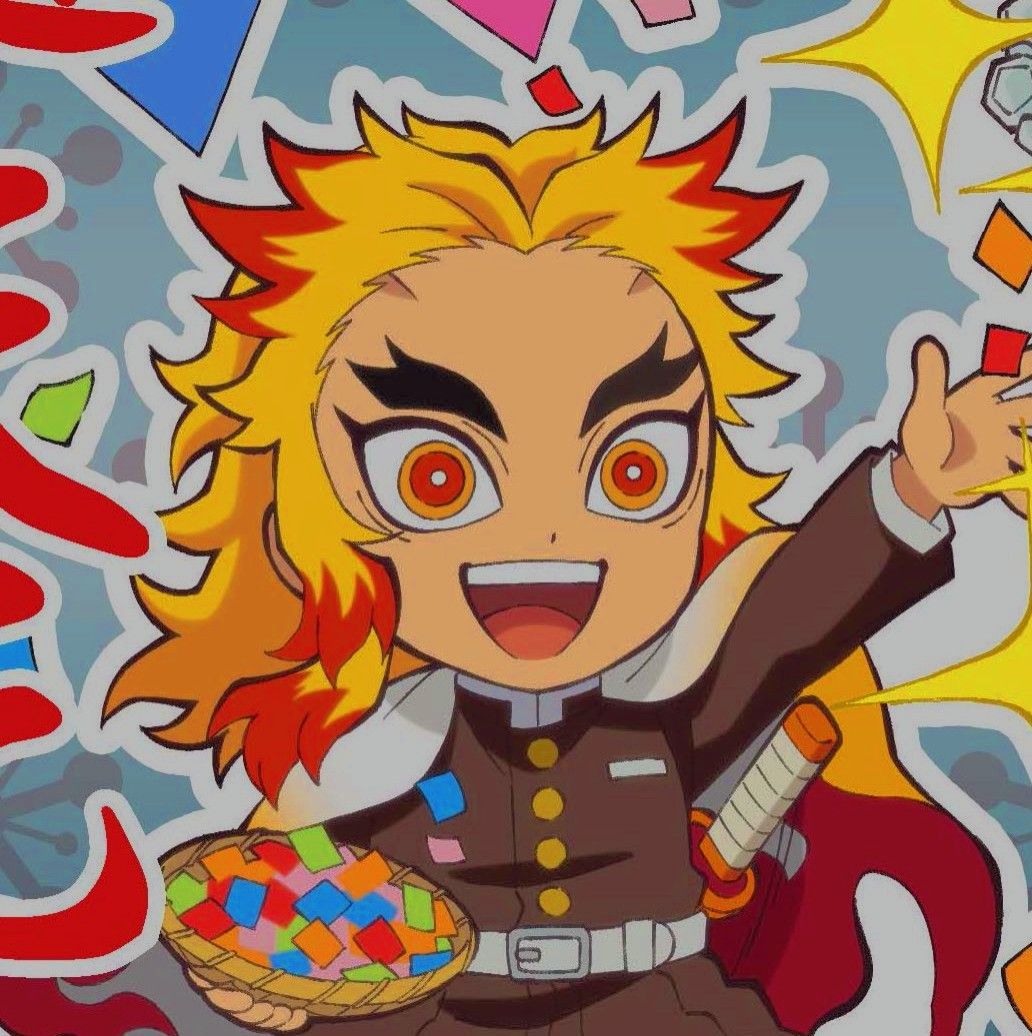 High Quality chibi Rengoku Blank Meme Template