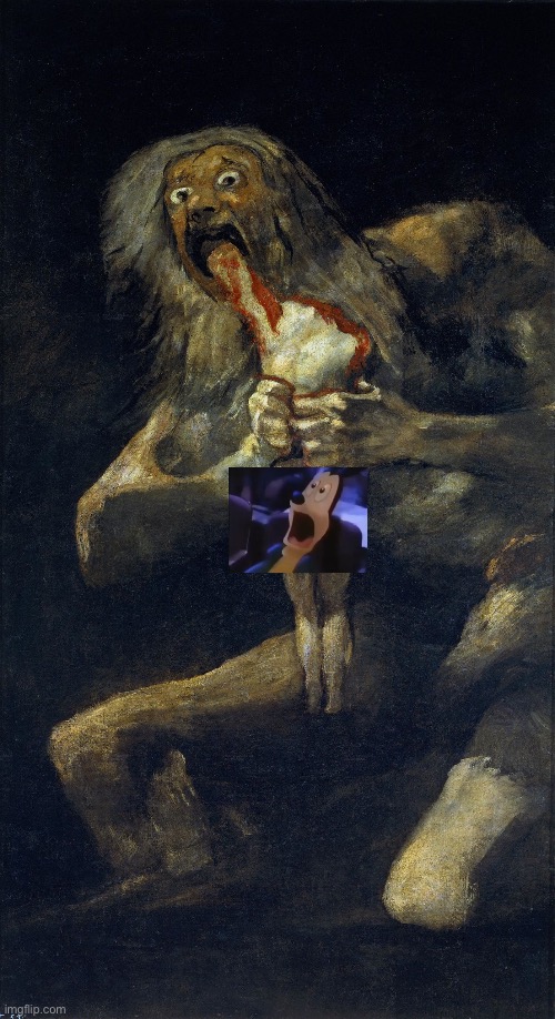 saturn-devouring-one-of-his-children-1823 | image tagged in saturn-devouring-one-of-his-children-1823 | made w/ Imgflip meme maker