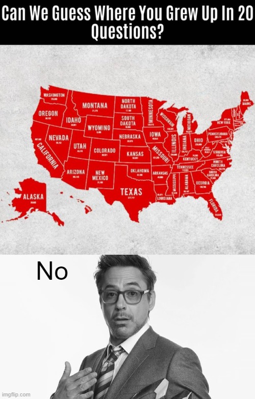 No | image tagged in robert downey jr's comments | made w/ Imgflip meme maker