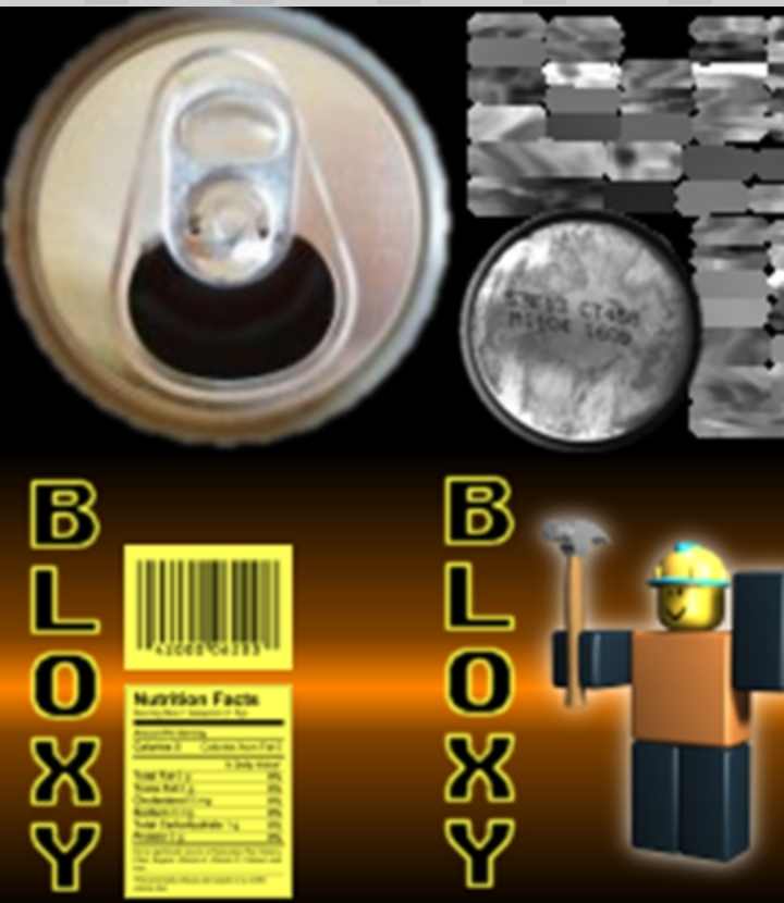 High Quality Bloxy cola texture Blank Meme Template