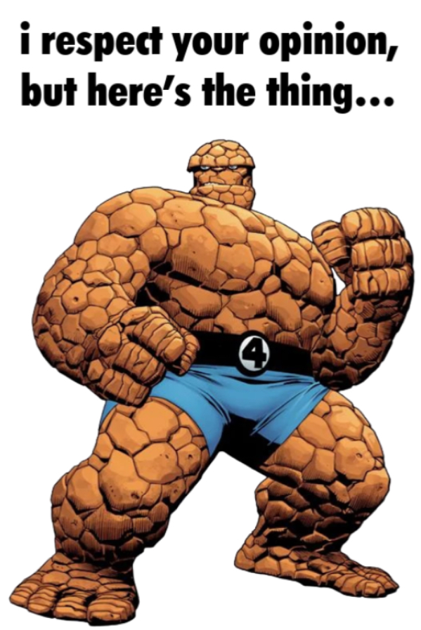 but here’s the thing Blank Meme Template