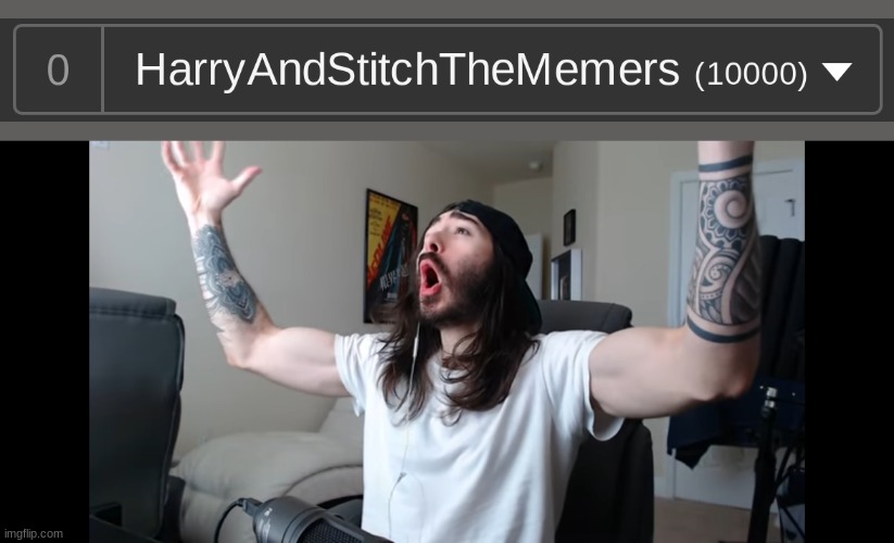 I FINALLY DID IT!!! | image tagged in moist critikal screaming,10k,10000 points | made w/ Imgflip meme maker