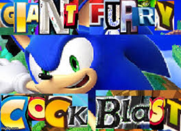 image tagged in sonic the hedgehog,expand dong | made w/ Imgflip meme maker