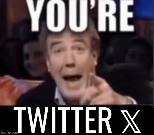 You're X (Blank) | TWITTER ? | image tagged in you're x blank | made w/ Imgflip meme maker