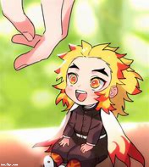 context 0 | image tagged in chibi rengoku 2 | made w/ Imgflip meme maker