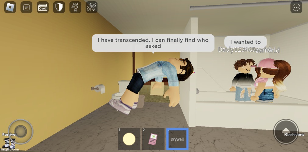 image tagged in who asked,roblox,eat dry wall | made w/ Imgflip meme maker