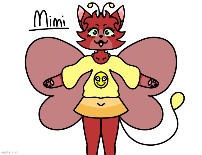 mimi!! mothcat?? sona of mine! | made w/ Imgflip meme maker