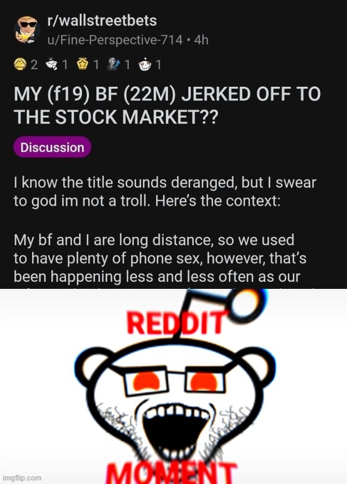 image tagged in reddit moment | made w/ Imgflip meme maker