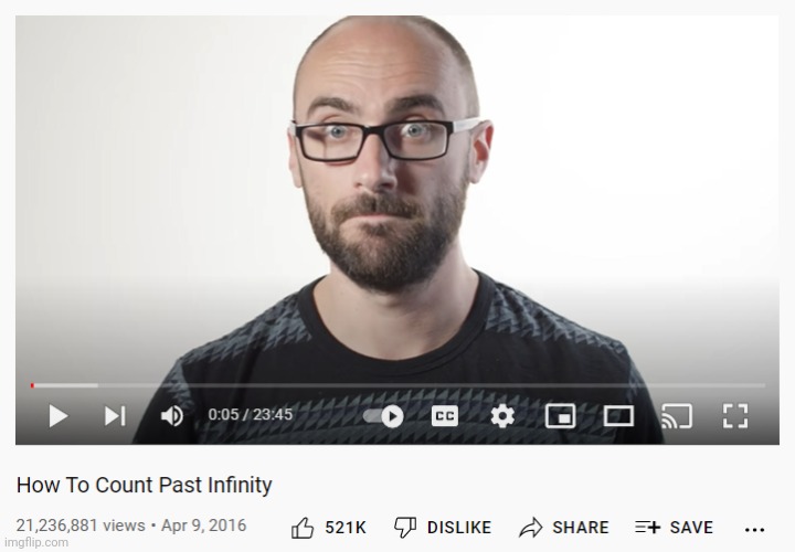 How to Count Past Infinity | image tagged in how to count past infinity | made w/ Imgflip meme maker
