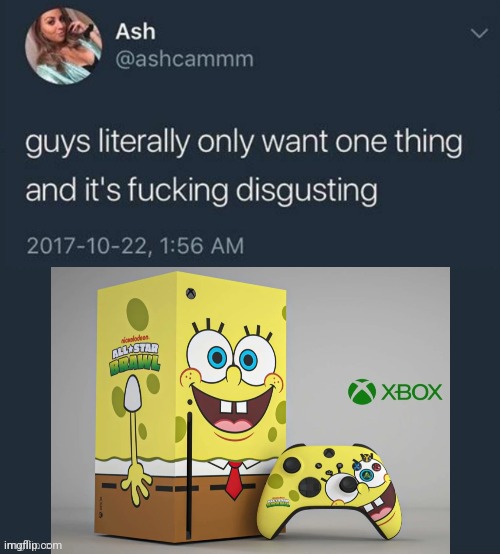 I need a SpongeBob xbox | image tagged in guys literally only want one thing | made w/ Imgflip meme maker