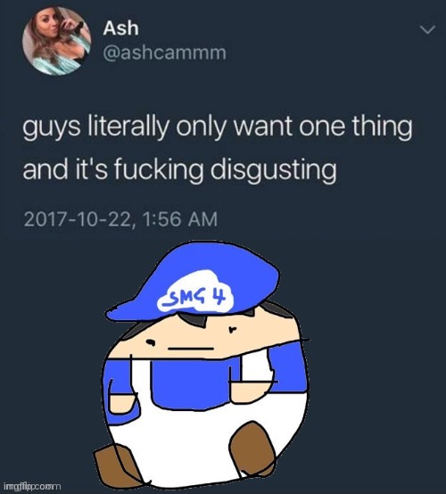 Guys literally only want one thing... | image tagged in guys literally only want one thing,smg4 | made w/ Imgflip meme maker