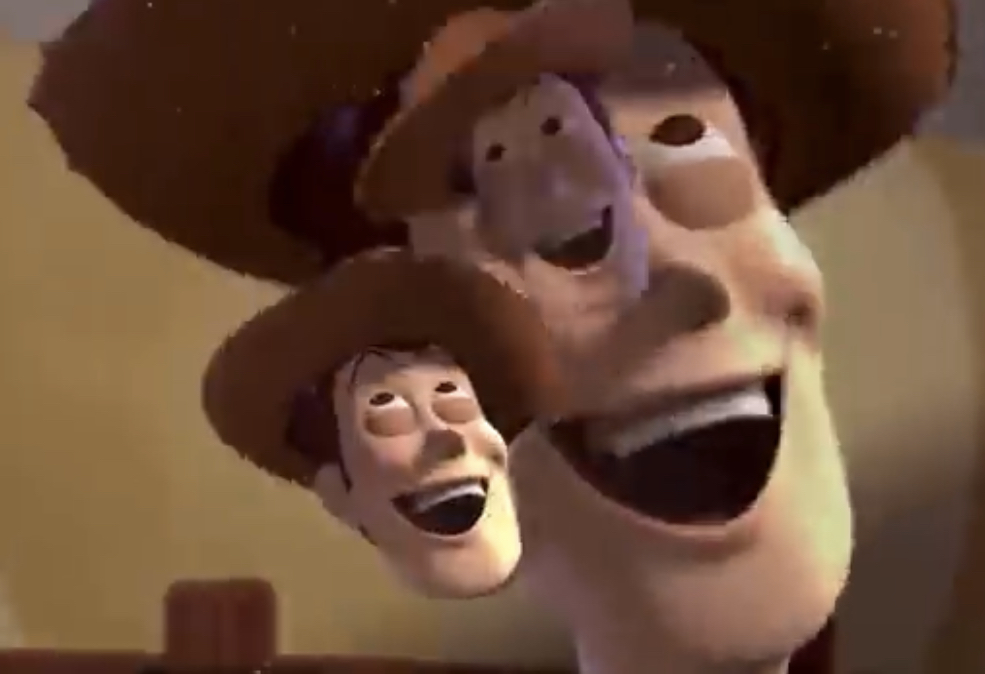 High Quality woody laughing Blank Meme Template