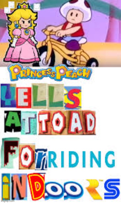 image tagged in princess peach,toad,expand dong | made w/ Imgflip meme maker