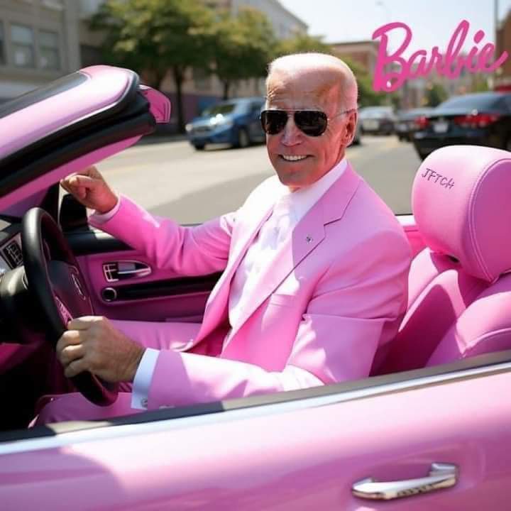 biden barbie Blank Meme Template