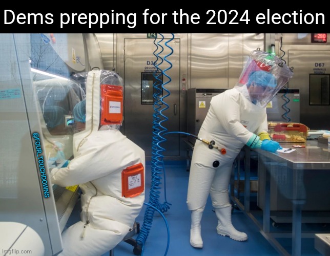 Biden 2024 | Dems prepping for the 2024 election; @FOUR_TOUCHDOWNS | image tagged in election,joe biden | made w/ Imgflip meme maker